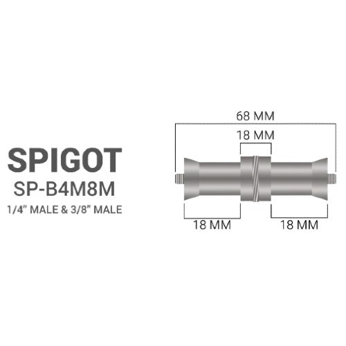 Falcon Eyes Adattatore per spigot SP-B4M8M 68mm