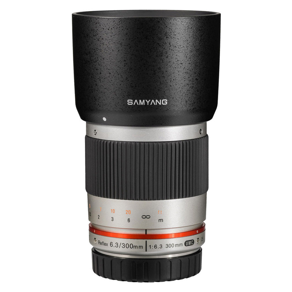 Samyang 300mm Reflex f/6.3 Canon EOS M argento