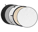 Godox 110cm Schermo riflettente 5in1 oro, argento, bianco, nero e bianco traslucido