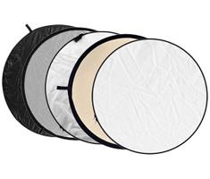 Godox 80cm 5in1 schermo a riflessione oro, argento, bianco, nero e bianco traslucido