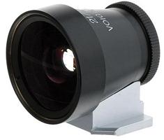 Voigtlander 21/25mm Mirino in metallo nero