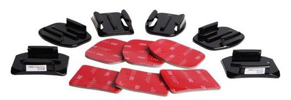 Pro-Mounts Supporto piatto & curvo per GoPro