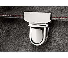 Leica 18761 System Custodia Custodia Stone in pelle grigia small