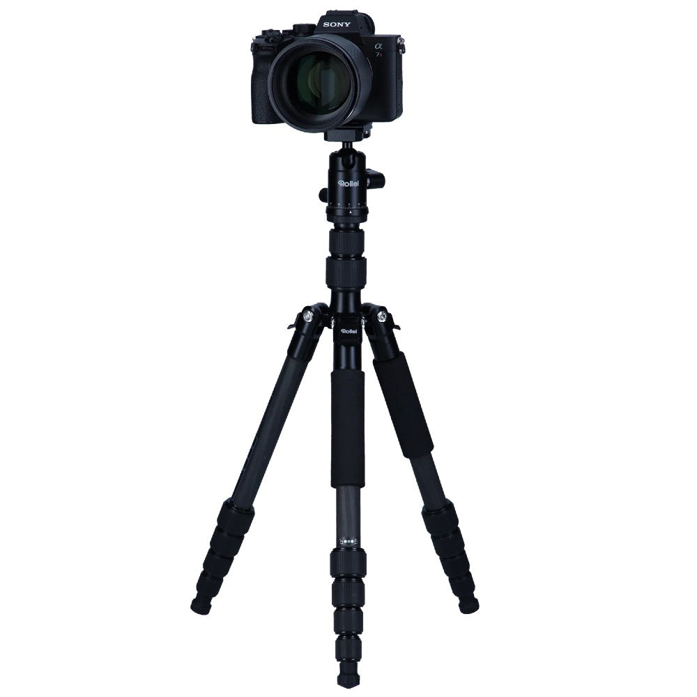 Rollei Compact Traveler No.1 treppiede in carbonio nero