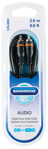 Bandridge Digital Coassiale Audio Kabel, 2.0m