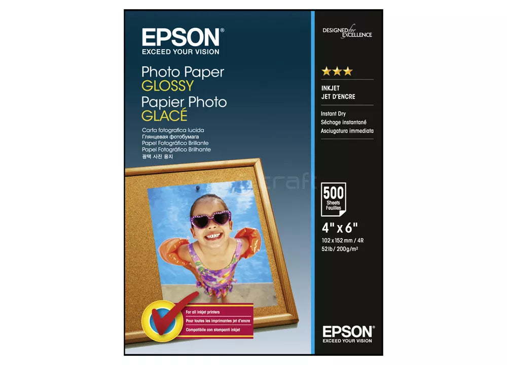 Epson Carta fotografica Glossy 10x15cm 200g 500 fogli