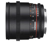 Samyang 85mm T1.5 VDSLR AS IF UMC II E-Attacco