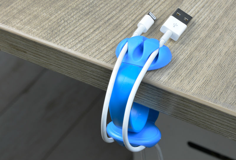 Grab n Go supporto cavo blu