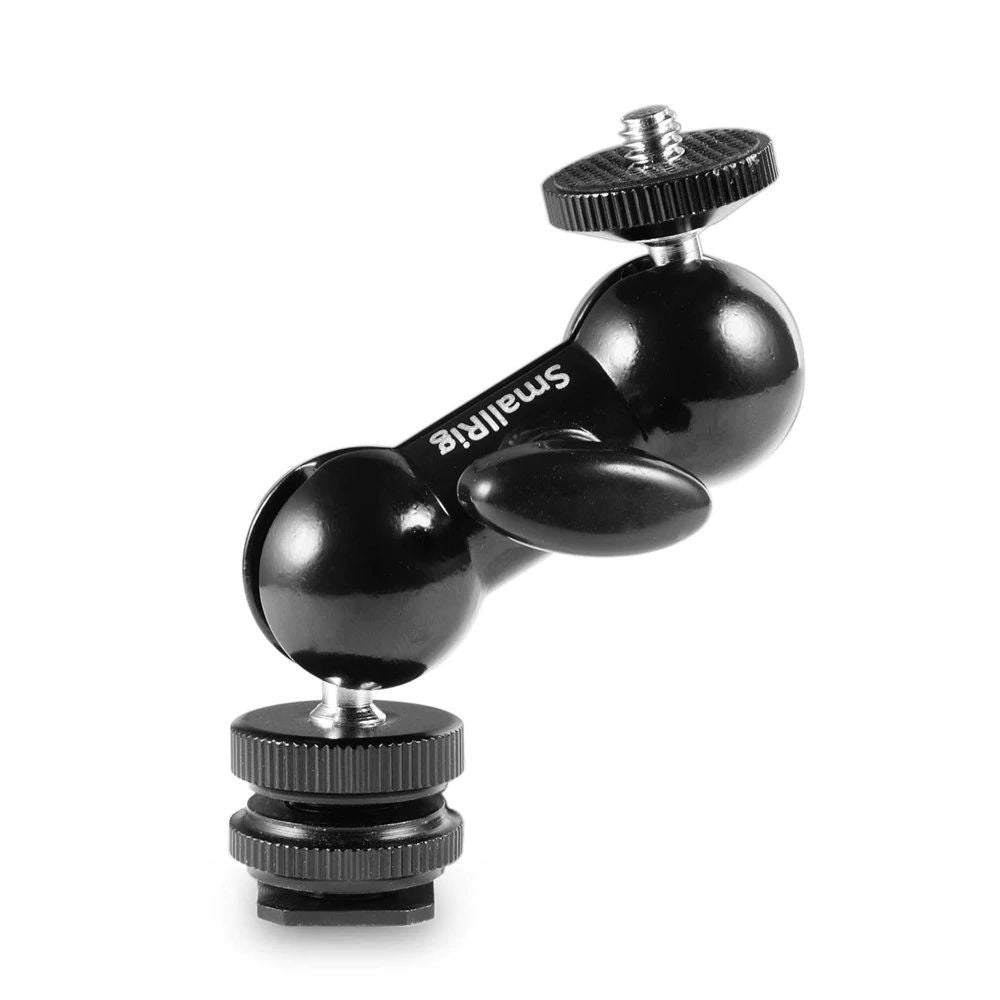 SmallRig 1135 Cool-Ballhead-V1 Testa a sfera doppia multifunzionale con attacco a slitta e vite da 1/4".
