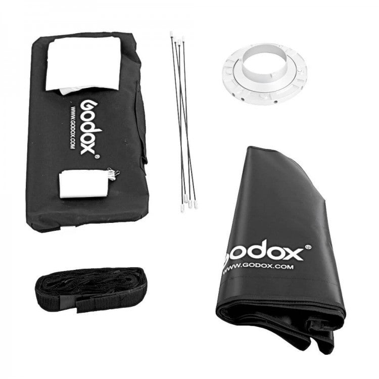 Godox Softbox con attacco Bowens + griglia - 60x60cm