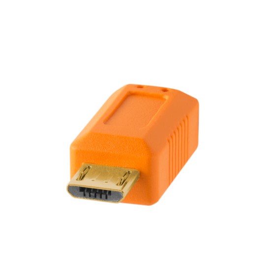Tether Tools TetherPro USB 2.0 A maschio a Micro-B 5 pin 4,6 m arancione