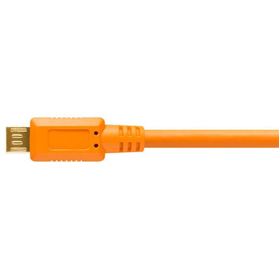 Tether Tools TetherPro USB 2.0 A maschio a Micro-B 5 pin 4,6 m arancione