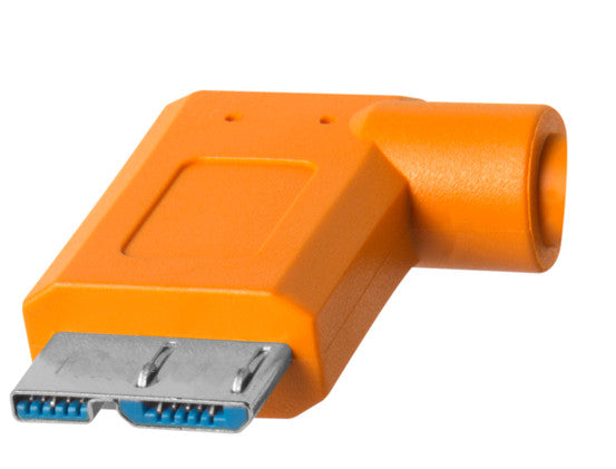 Tether Tools TetherPro USB-C a 3.0 Micro-B angolo retto 4,6m arancione