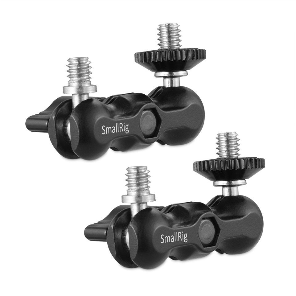 SmallRig 2158 Bracci magici universali con testa a sfera piccola (confezione da 2 pezzi)