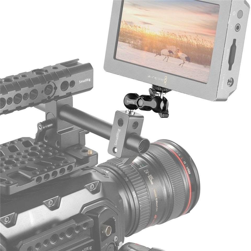 SmallRig 2158 Bracci magici universali con testa a sfera piccola (confezione da 2 pezzi)