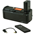 Jupio Impugnatura portabatteria per Sony A6500 + cavo