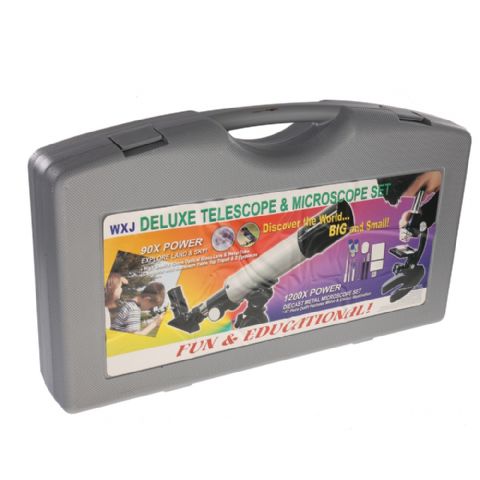 Byomic Set microscopio e telescope per principianti con custodia