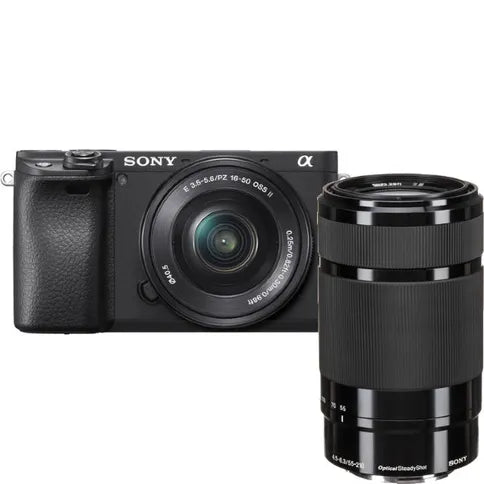 Sony A6400 Body nero + 16-50MM + 55-210MM