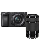 Sony A6400 Body nero + 16-50MM + 55-210MM