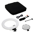 Caruba Round Vlogger 18 pollici LED set PRO con borsa Bianco