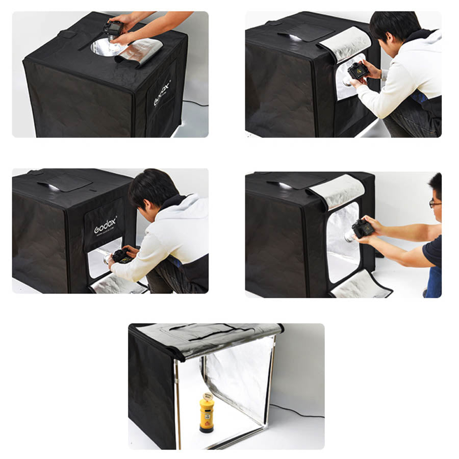 Godox Portable Double Light LED Ministudio L60x60x60cm