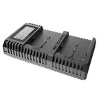 Nitecore USN3 Pro Caricabatterie doppio per la serie NP F di Sony