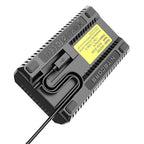 Nitecore USN3 Pro Caricabatterie doppio per la serie NP F di Sony
