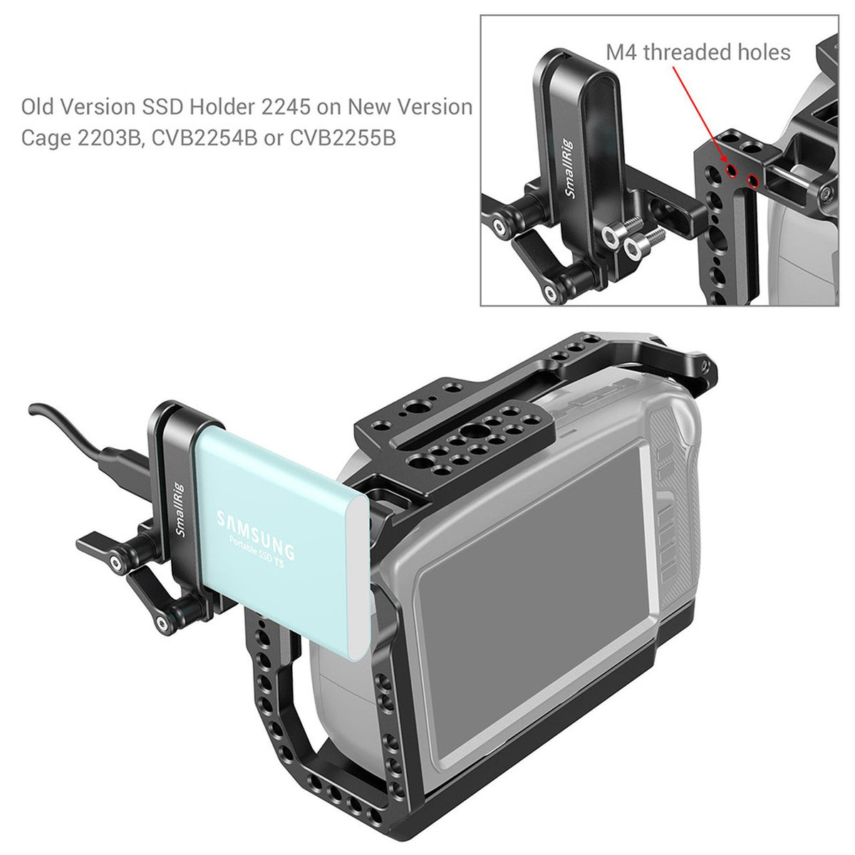 SmallRig 2203B Gabbia per Blackmagic Design Pocket Cinema Fotocamera 4K 6K