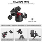 SmallRig 2664 Mini treppiede da tavolo con testa a sfera panoramica