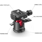 SmallRig 2664 Mini treppiede da tavolo con testa a sfera panoramica