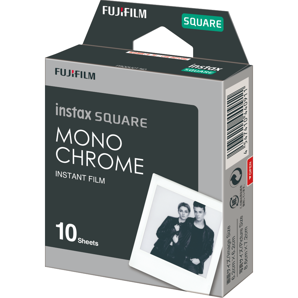 Fujifilm INSTAX SQUARE 10 Pellicola monocromatica