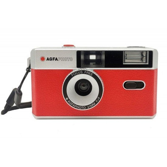 AgfaPhoto Fotocamera riutilizzabile 35mm rosso