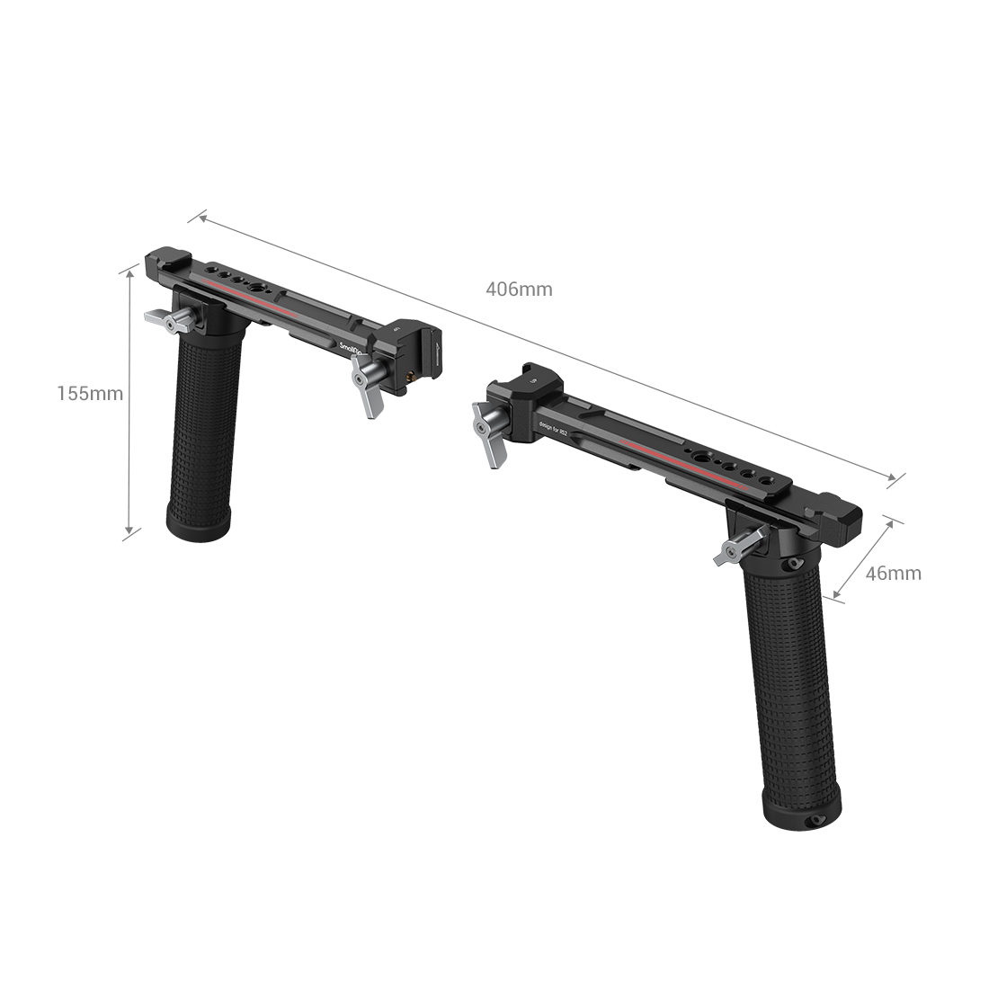 SmallRig 3027 Impugnatura doppia per DJI RS 2/RSC 2/RS 3