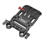 SmallRig 3016 Piastra per batteria V-Mount e doppio morsetto per asta da 15mm