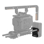 SmallRig 3016 Piastra per batteria V-Mount e doppio morsetto per asta da 15mm