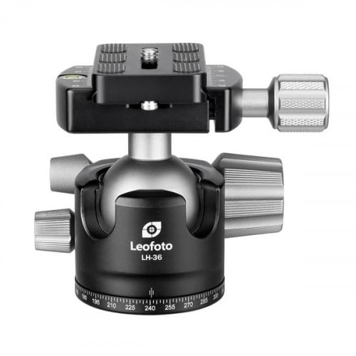 Leofoto Testa a sfera LH-36 + Piastra di sgancio QP-70N