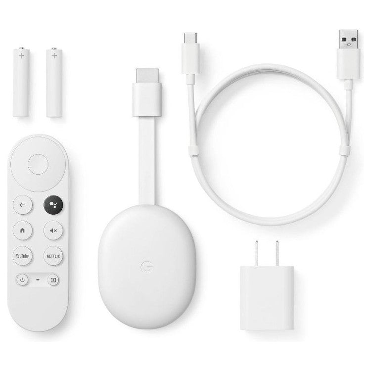 Google Chromecast Bianco 4K con Google TV