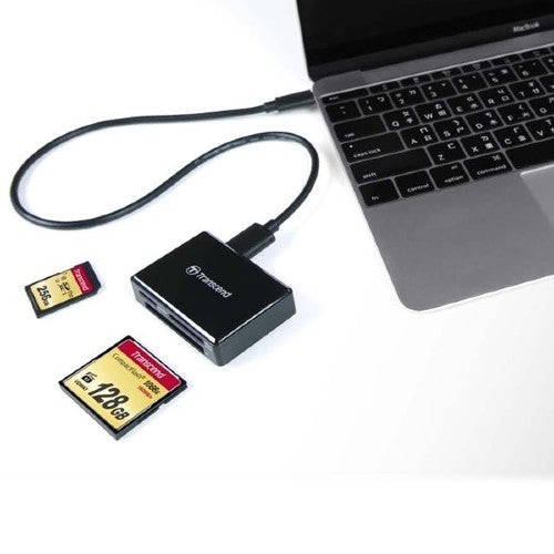 Transcend All-in-1 Multi Memoria Lettore di schede USB 3.1 Gen 1 Type-C