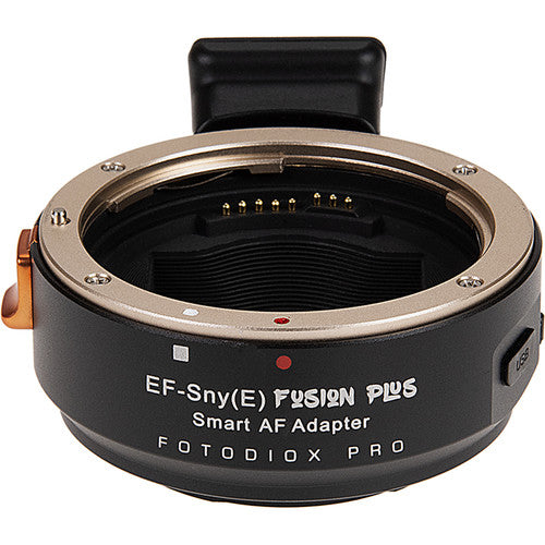 Fotodiox Pro Fusion Plus Obiettivo Adattatore, adattatore Smart AF aggiornato - Compatibile con CanonEF - Sony Alpha E-Attacco