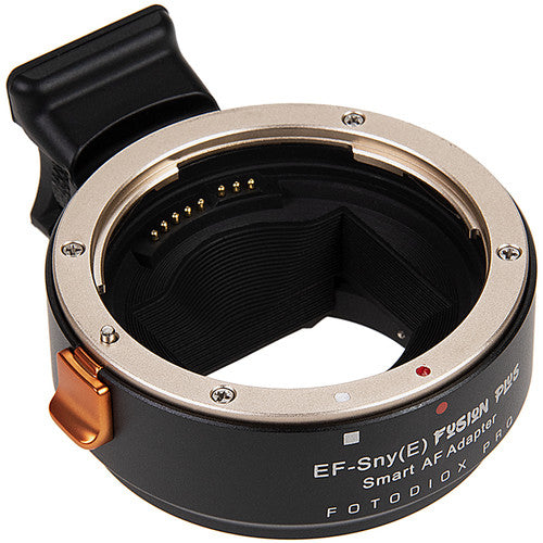 Fotodiox Pro Fusion Plus Obiettivo Adattatore, adattatore Smart AF aggiornato - Compatibile con CanonEF - Sony Alpha E-Attacco