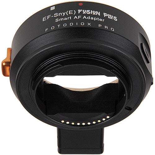 Fotodiox Pro Fusion Plus Obiettivo Adattatore, adattatore Smart AF aggiornato - Compatibile con CanonEF - Sony Alpha E-Attacco