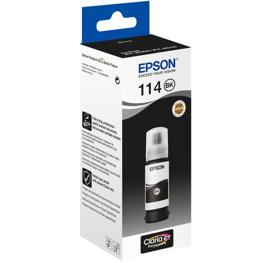 Epson 114 EcoTank Pigment Nero Flacone di inchiostro