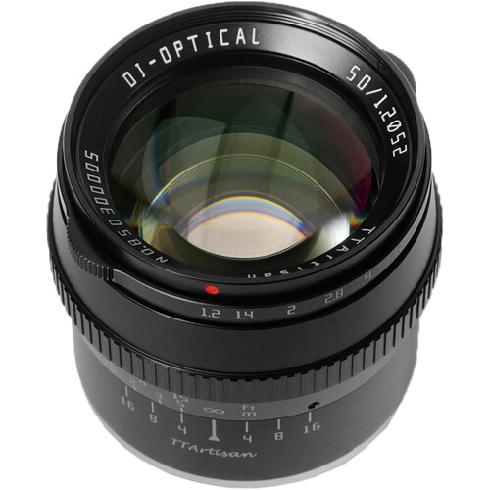TTArtisan APS-C 50mm f1.2 MFT Nero