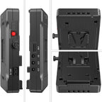 SmallRig 3204 Piastra adattatore per batteria V-Mount con braccio regolabile