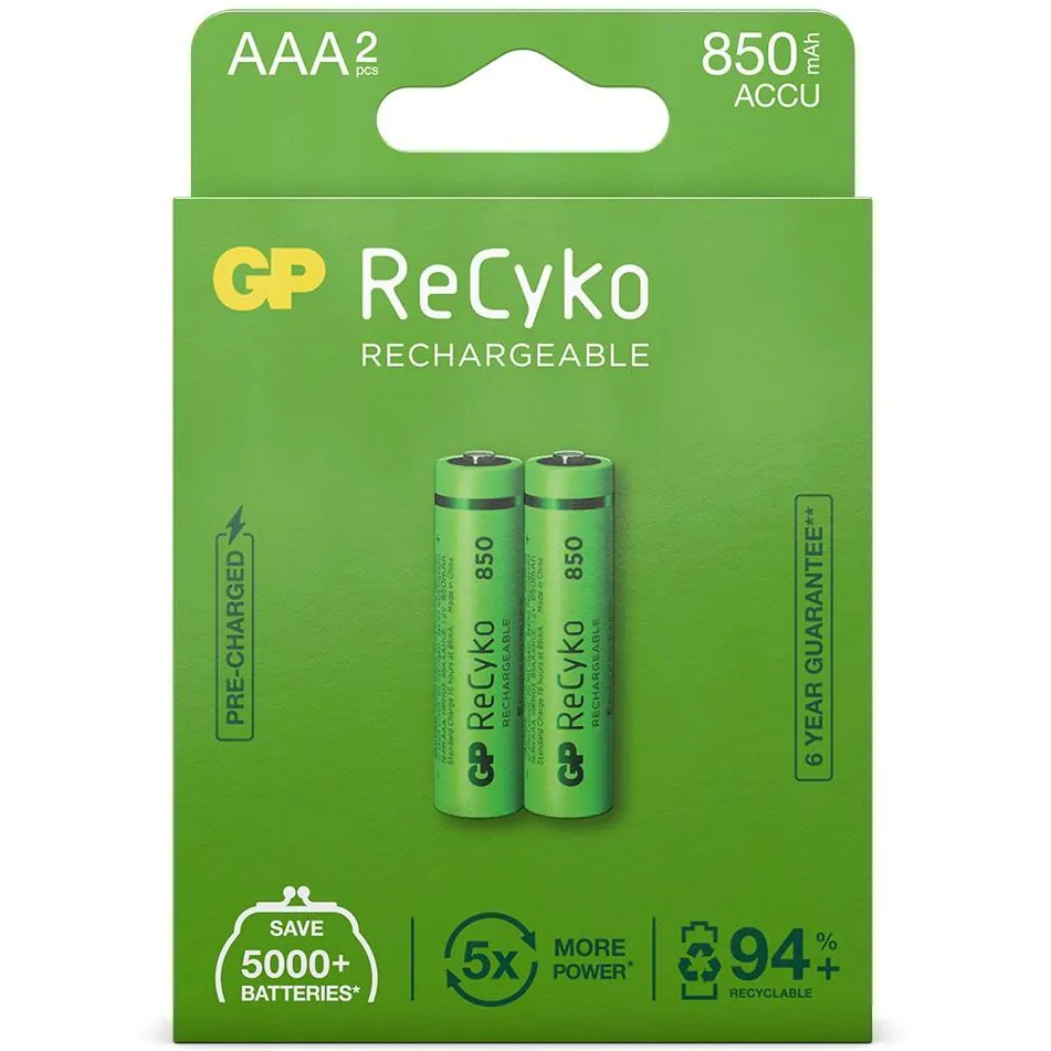GP AAA ReCyko Ricaricabile 850mAh