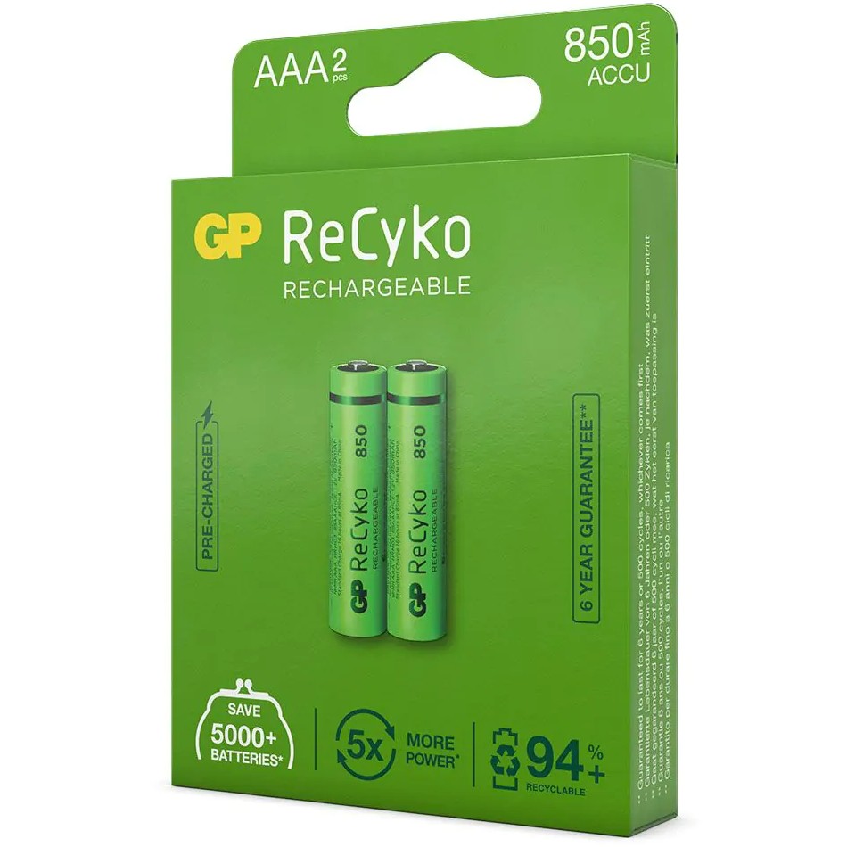 GP AAA ReCyko Ricaricabile 850mAh