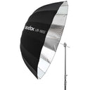 Godox UB-165S - Ombrello da studio parabolico riflettente argento 165 cm