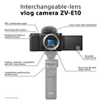 Sony Fotocamera per vlogging ZV-E10