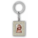 Erno Portachiavi Glamour diamante 18x23mm