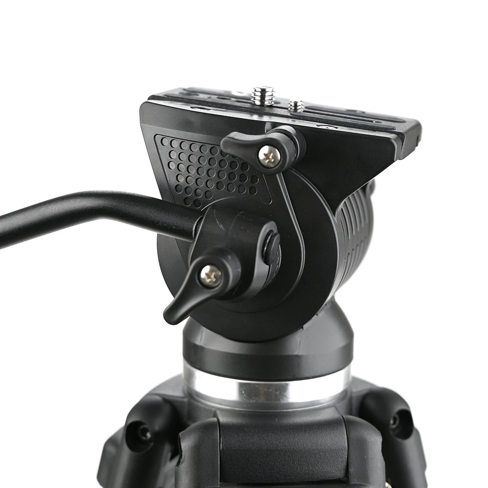 Caruba Videostar 177 Pro Video treppiede + testa fluida ammortizzata